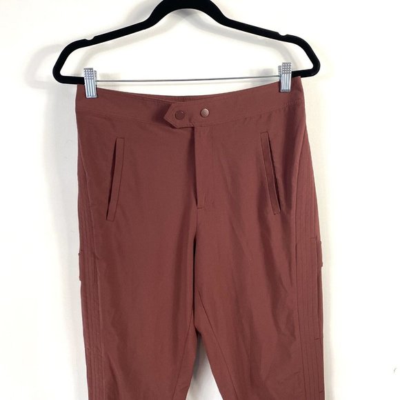 Womens Athleta Uptown Ankle Pant, Cognac Brown SIZE 4 Petite 4P 530632 - Picture 2 of 10
